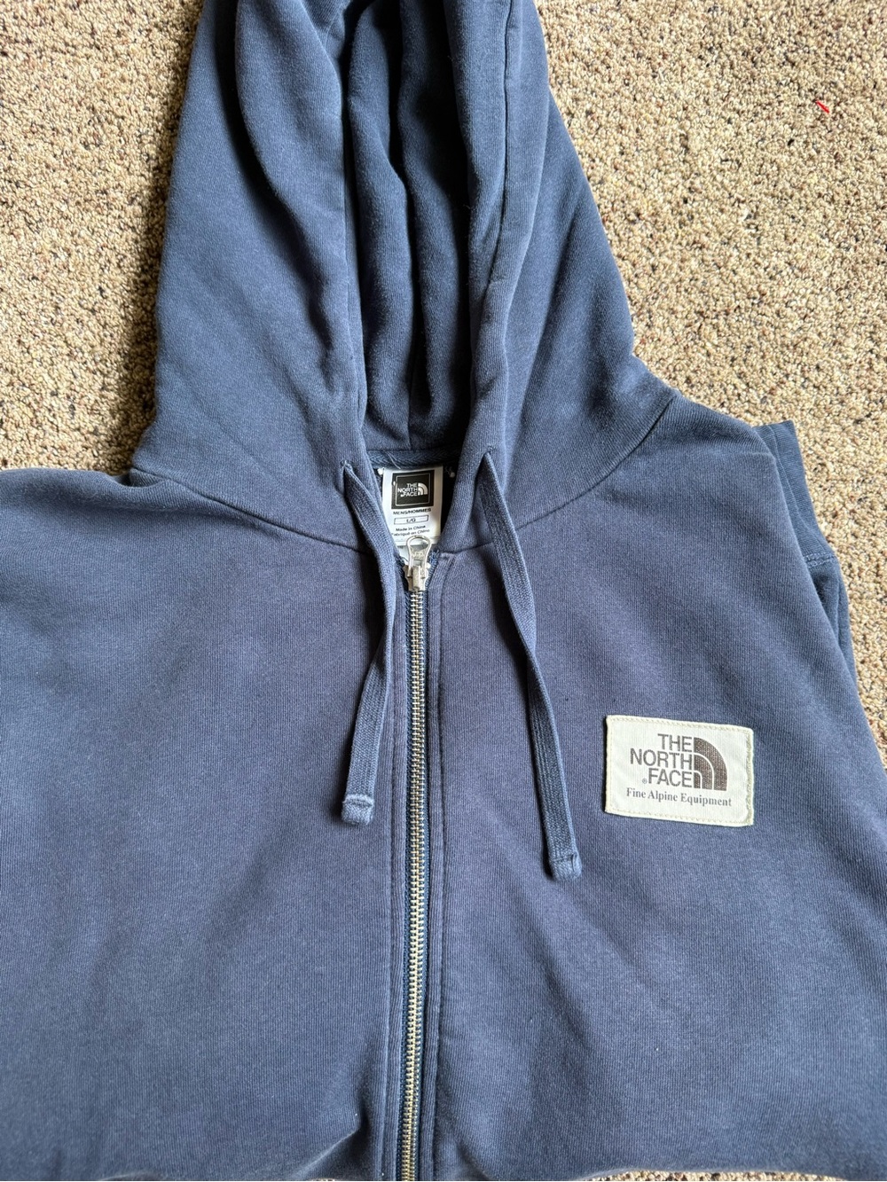 The North Face Fine Alpine Equipment Full Zip Hoodie Blue Size L